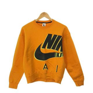 ナイキ(NIKE)の【美品】  NIKE / ナイキ | × KIM JONES キムジョーンズコラボ AS NRG FLC プリント クルーネック スウェット | XS | オレンジ | メンズ(スウェット)