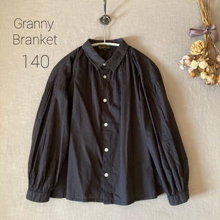 グラニーブランケット(Granny Branket)のグラニーブランケット デザインギャザー オーバーシルエットのブラウス140(ブラウス)