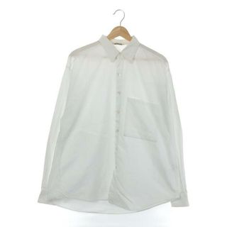 オーラリー(AURALEE)のAURALEE / オーラリー | WASHED FINX TWILL BIG SHIRTS 半袖シャツ | 4 | ホワイト | メンズ(Tシャツ/カットソー(七分/長袖))