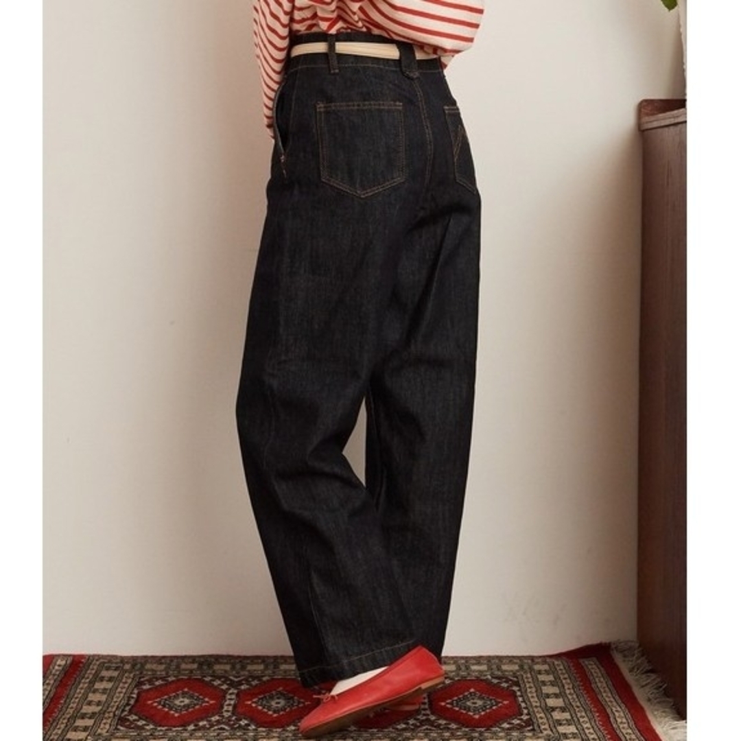 Dot&Stripes CHILDWOMAN(ドットアンドストライプスチャイルドウーマン)のデニムハイウエストパンツ レディースのパンツ(デニム/ジーンズ)の商品写真