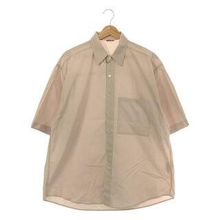 オーラリー(AURALEE)のAURALEE / オーラリー | WASHED FINX TWILL HALF SLEEVED BIG SHIRTS 半袖シャツ | 4 | LIGHT PURPLE | メンズ(Tシャツ/カットソー(半袖/袖なし))