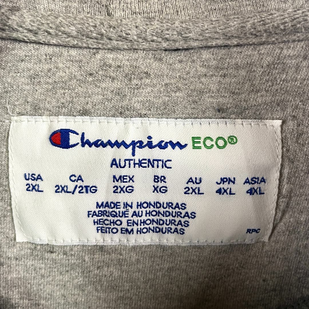 Champion(チャンピオン)のチャンピオン メンズ スウェットパーカー 黒 ビッグサイズ ASIA/4XL メンズのトップス(パーカー)の商品写真