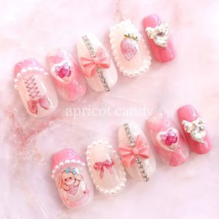 現品サイズ♡即購入OK　pinknail