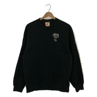 NIKE STUSSY クルーネック スウェット L ブラック - スウェット