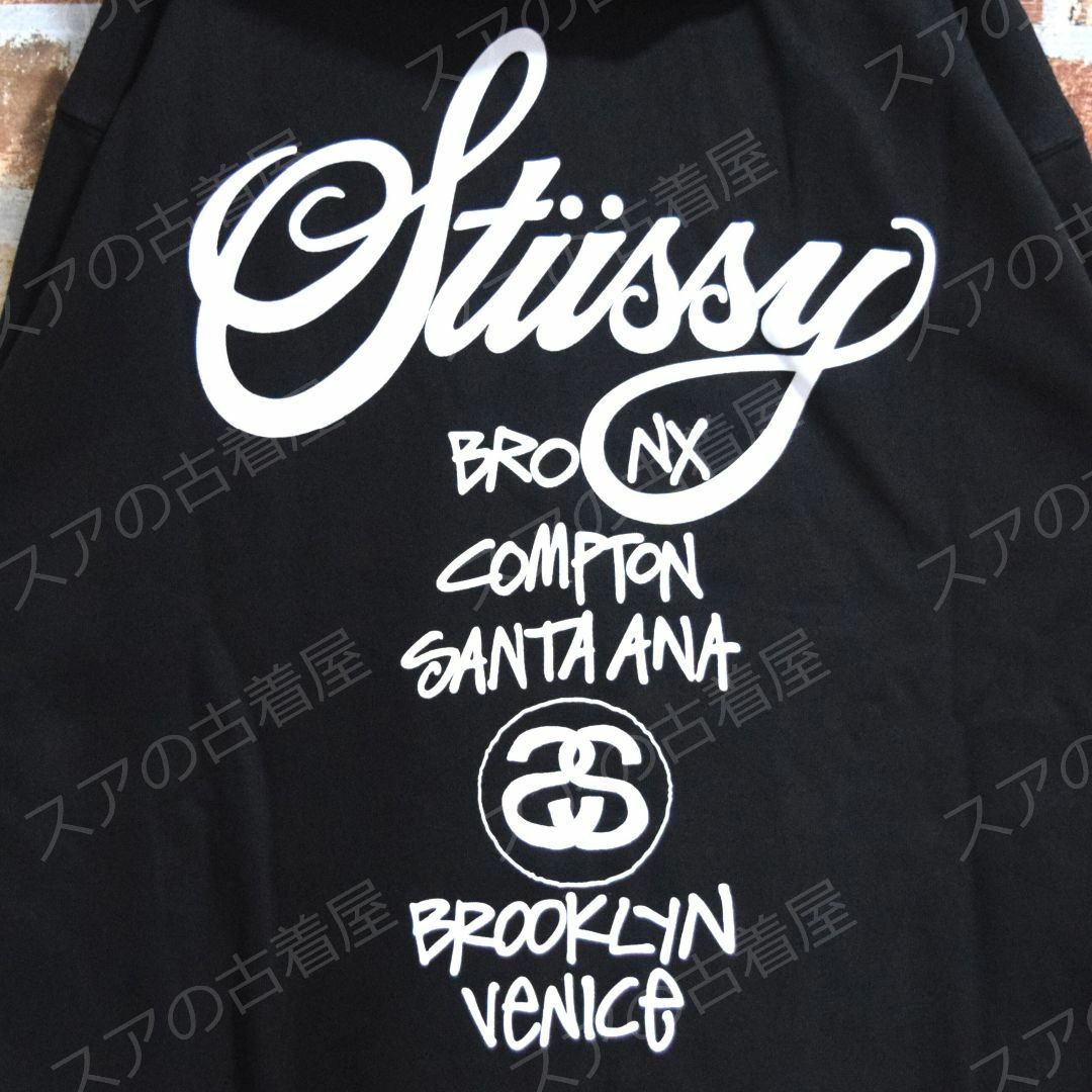 STUSSY - 《ステューシー》正規・新品タグ ワールドツアー 黒 L