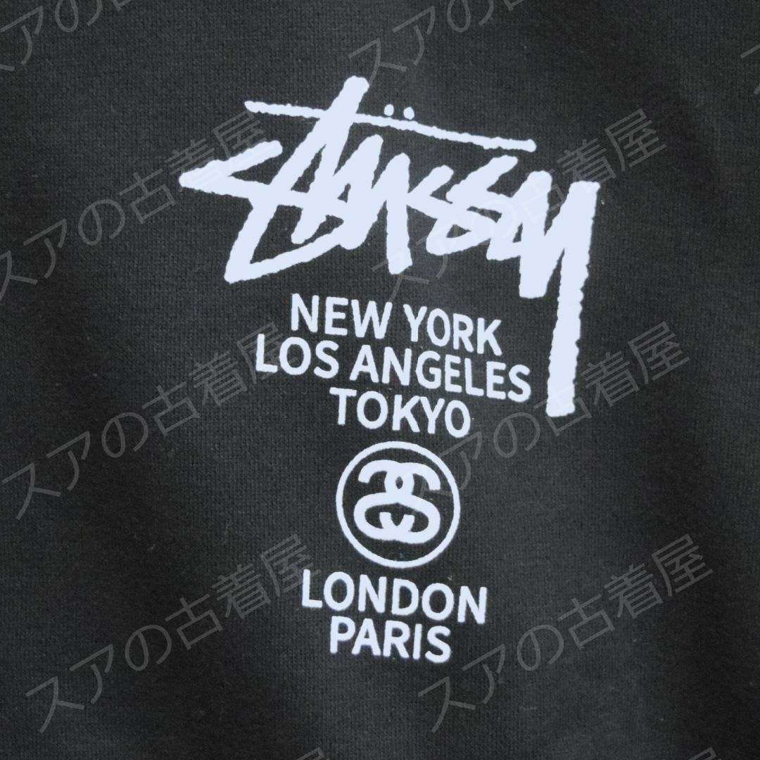 STUSSY - 《ステューシー》正規・新品タグ ワールドツアー 黒 L