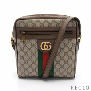 グッチ(Gucci)のオフィディア GG スモール メッセンジャー GGスプリーム ショルダーバッグ PVC レザー ベージュ マルチカラー(ショルダーバッグ)