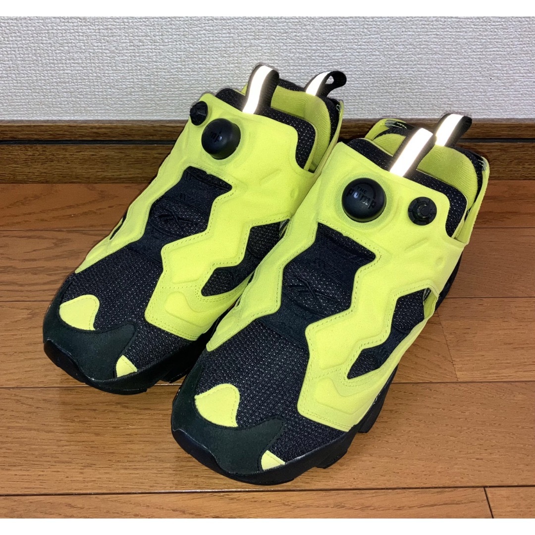 スニーカー26.5cm 良品 REEBOK INSTA PUMP FURY OG イエロー