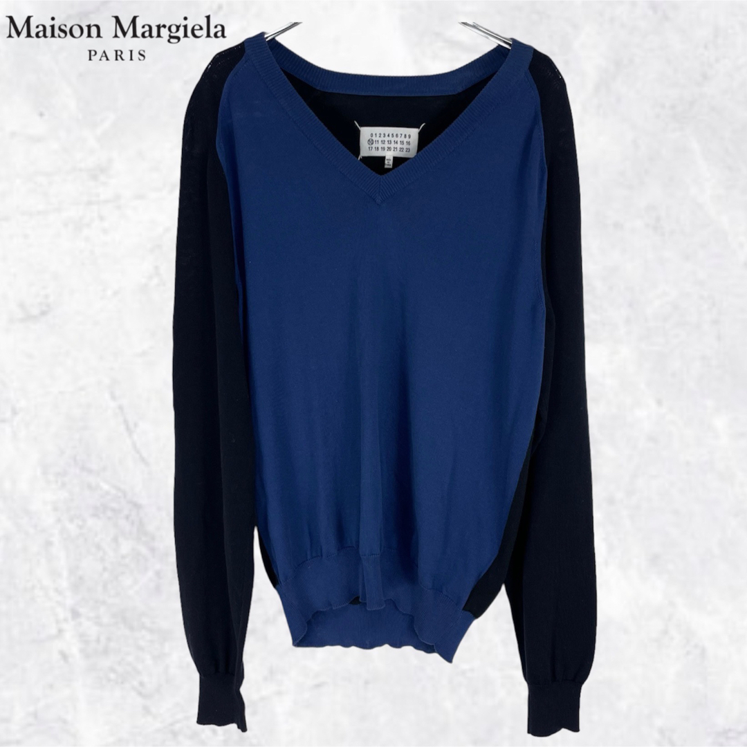 Maison Margiela　メゾン マルジェラ バイカラー ニット セーター