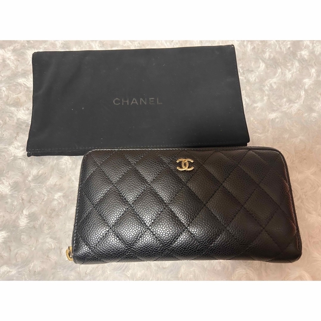 CHANEL(シャネル) マトラッセ ラウンドジップ ロングウォレット 長財布 | フリマアプリ ラクマ