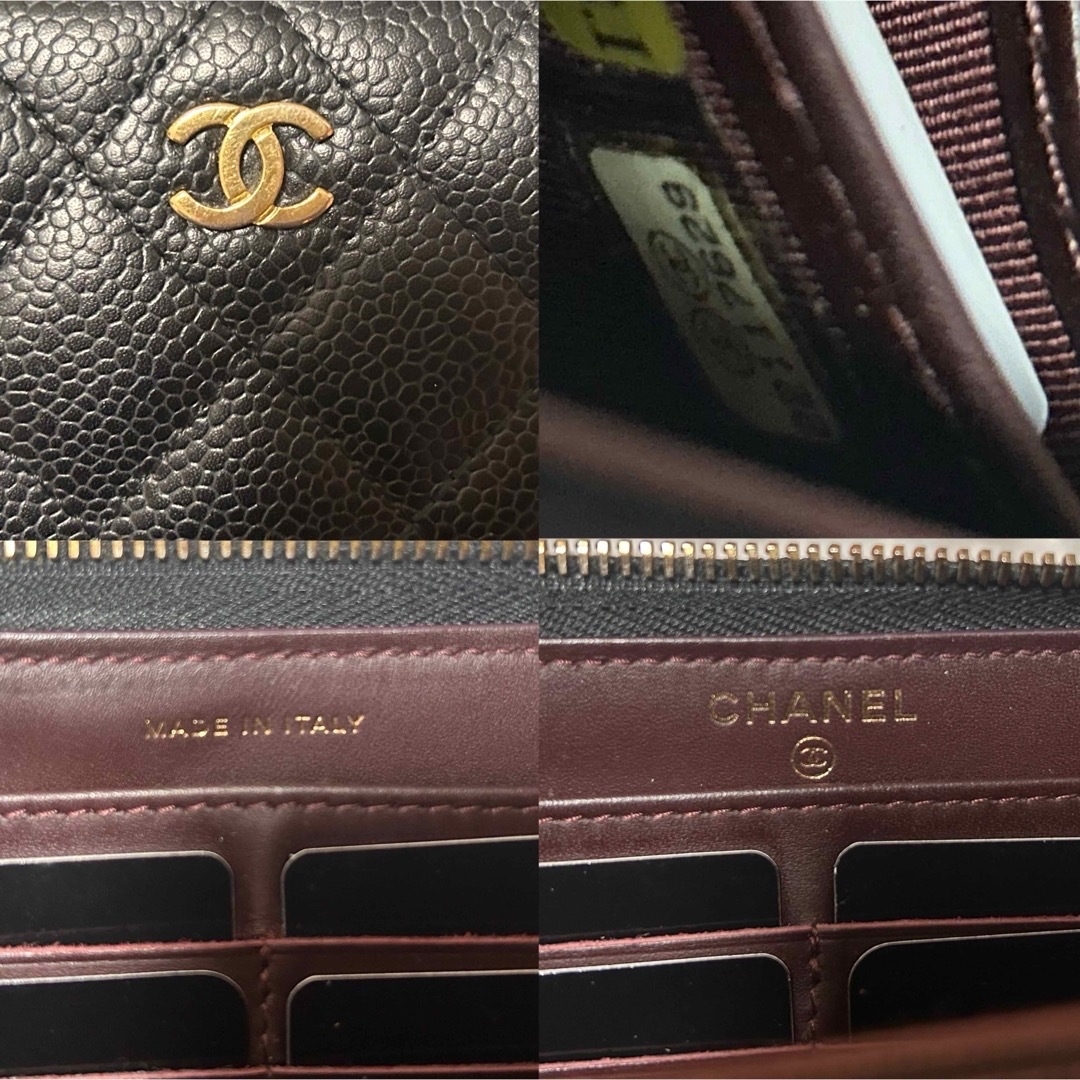 CHANEL - CHANEL(シャネル) マトラッセ ラウンドジップ ロング CHANEL - CHANEL(シャネル) マトラッセ ラウンドジップ ロング