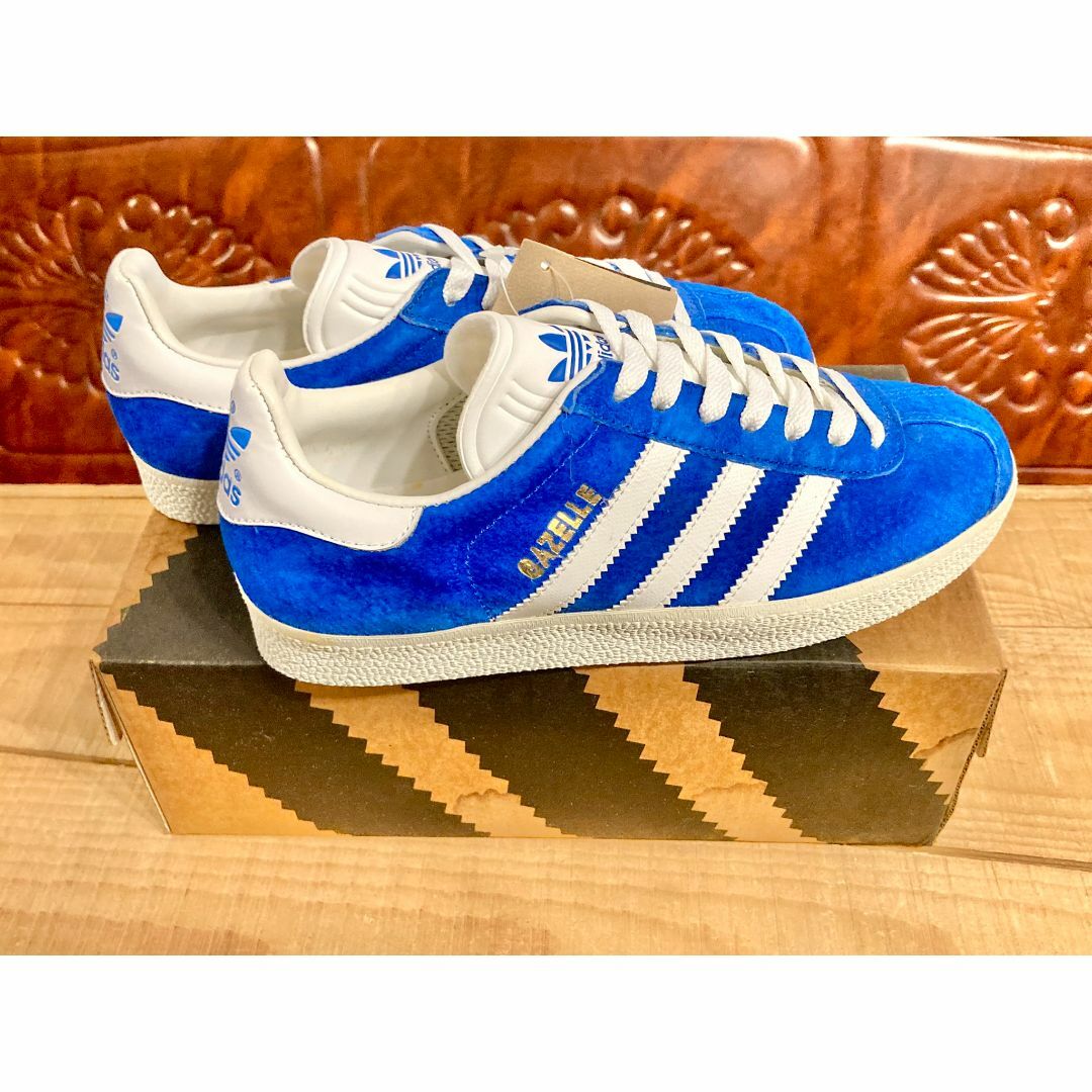 adidas - ☆90s!希少レア!アディダス ガゼル 青/白 デッド adidas - ☆90s!希少レア!アディダス ガゼル 青/白 デッド