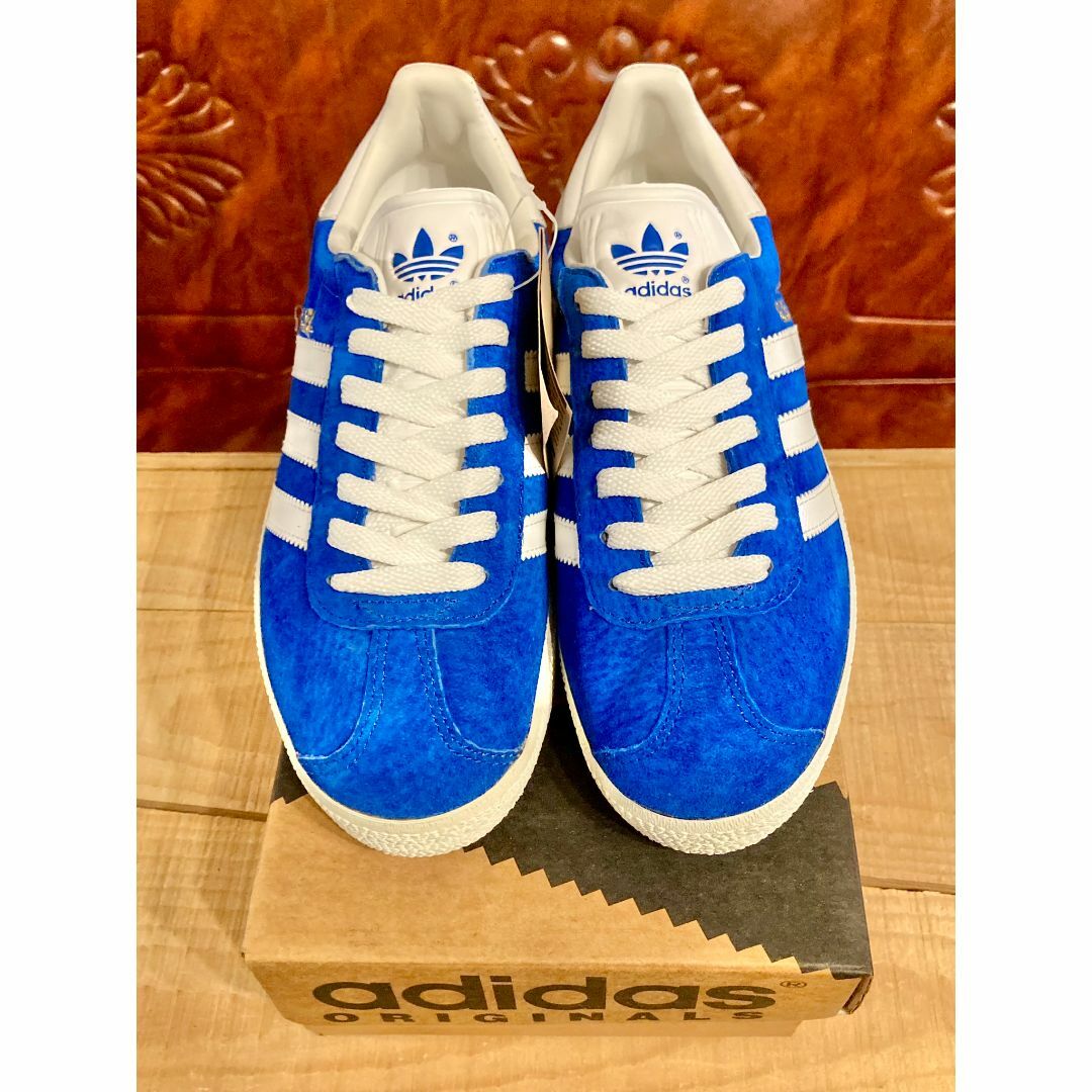 adidas(アディダス)の★90s!希少レア!アディダス ガゼル 青/白 デッド ビンテージ 236★ レディースの靴/シューズ(スニーカー)の商品写真