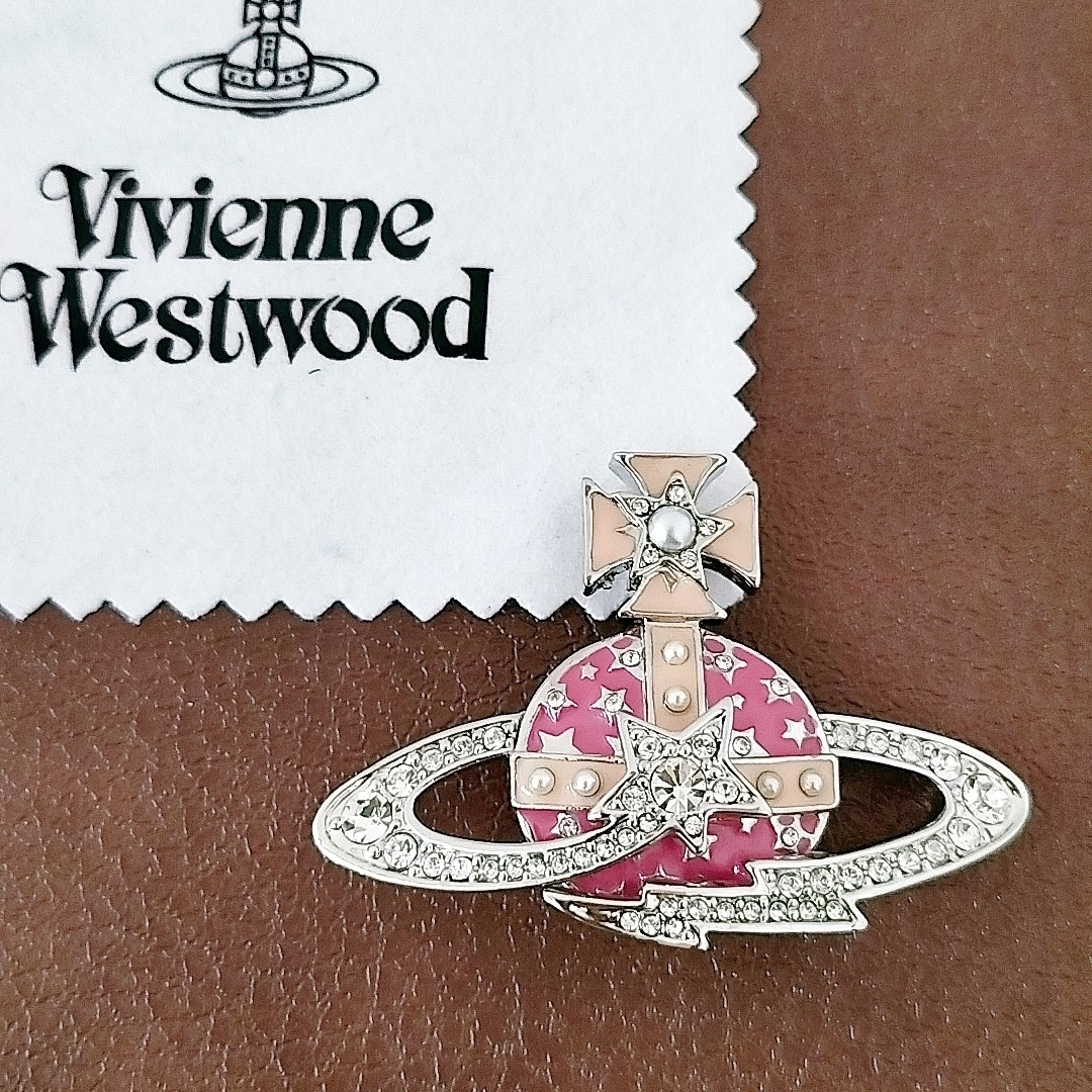 Vivienne Westwood(ヴィヴィアンウエストウッド)のヴィヴィアンウエストウッド　流れ星ブローチ レディースのアクセサリー(ブローチ/コサージュ)の商品写真