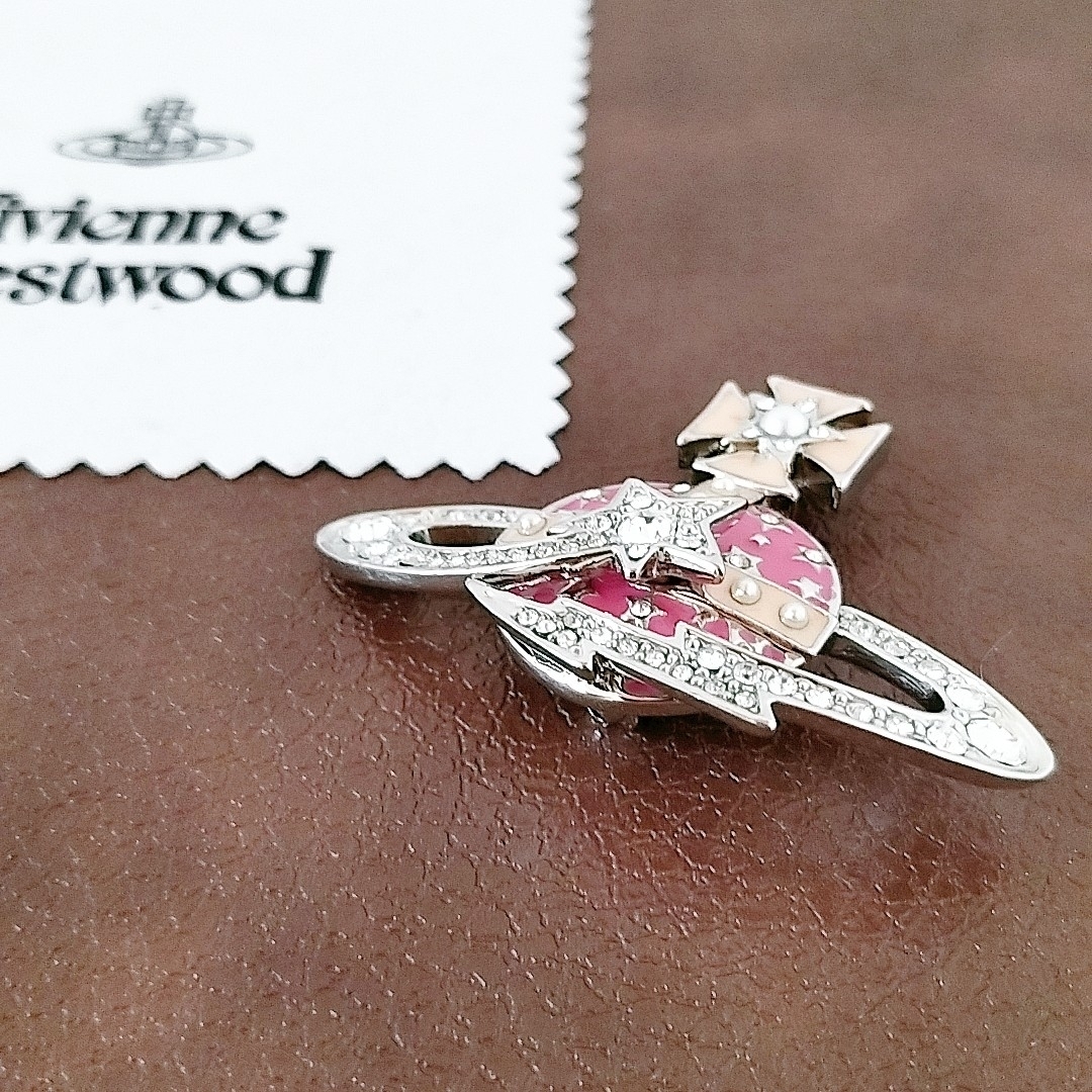 Vivienne Westwood(ヴィヴィアンウエストウッド)のヴィヴィアンウエストウッド　流れ星ブローチ レディースのアクセサリー(ブローチ/コサージュ)の商品写真