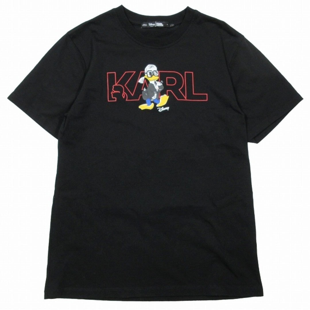 Karl Lagerfeld(カールラガーフェルド)の美品 KARL LAGERFELD × Disney LOGO T-SHIRT レディースのトップス(Tシャツ(半袖/袖なし))の商品写真