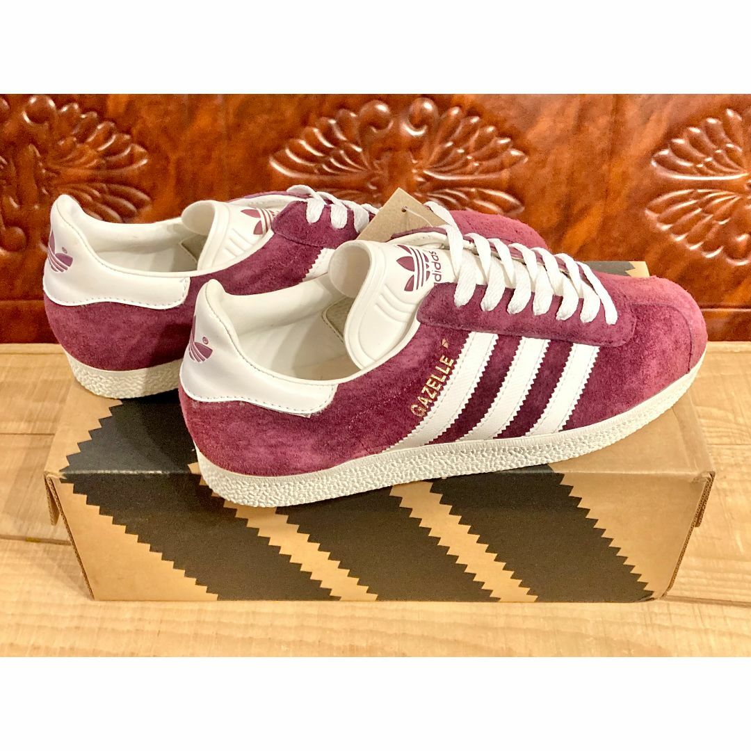 adidas(アディダス)の★90s!レア!アディダス ガゼル ワインレッド デッド ビンテージ 236★ メンズの靴/シューズ(スニーカー)の商品写真