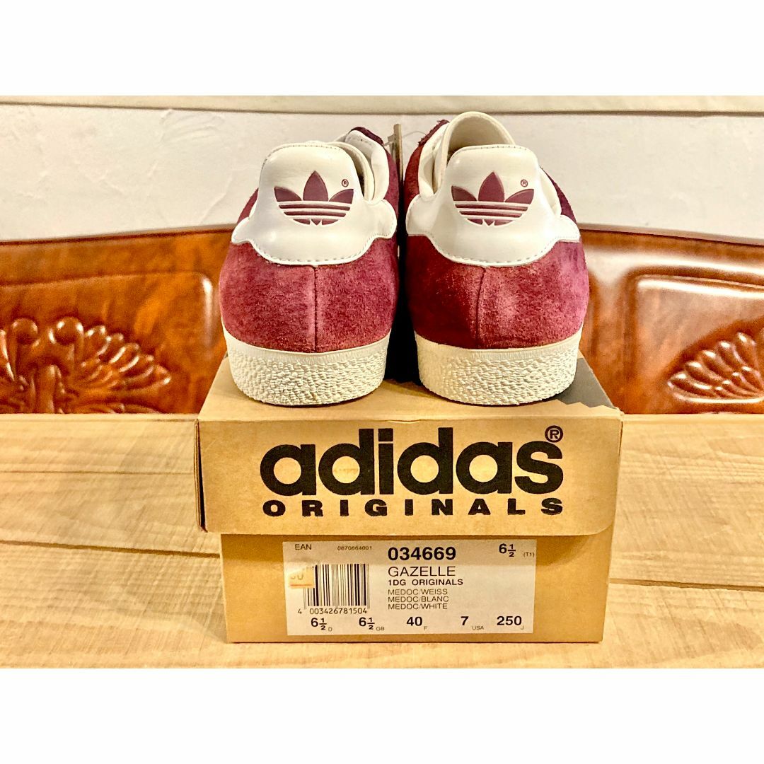 adidas - ☆90s!レア!アディダス ガゼル ワインレッド デッド adidas - ☆90s!レア!アディダス ガゼル ワインレッド デッド