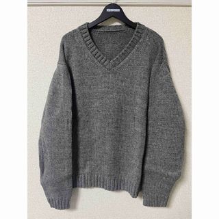 テンダーロイン(TENDERLOIN)のTENDERLOIN V NECK COTTON KNIT テンダーロイン(ニット/セーター)