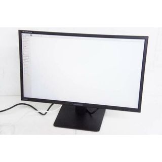 【中古】グリーンハウス 23.6型ワイド液晶ディスプレイ GH-LCW24C-BK モニター(ディスプレイ)