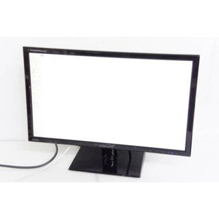 【中古】グリーンハウス 23.6型ワイド液晶ディスプレイ GH-LCW24B-BK モニター(ディスプレイ)