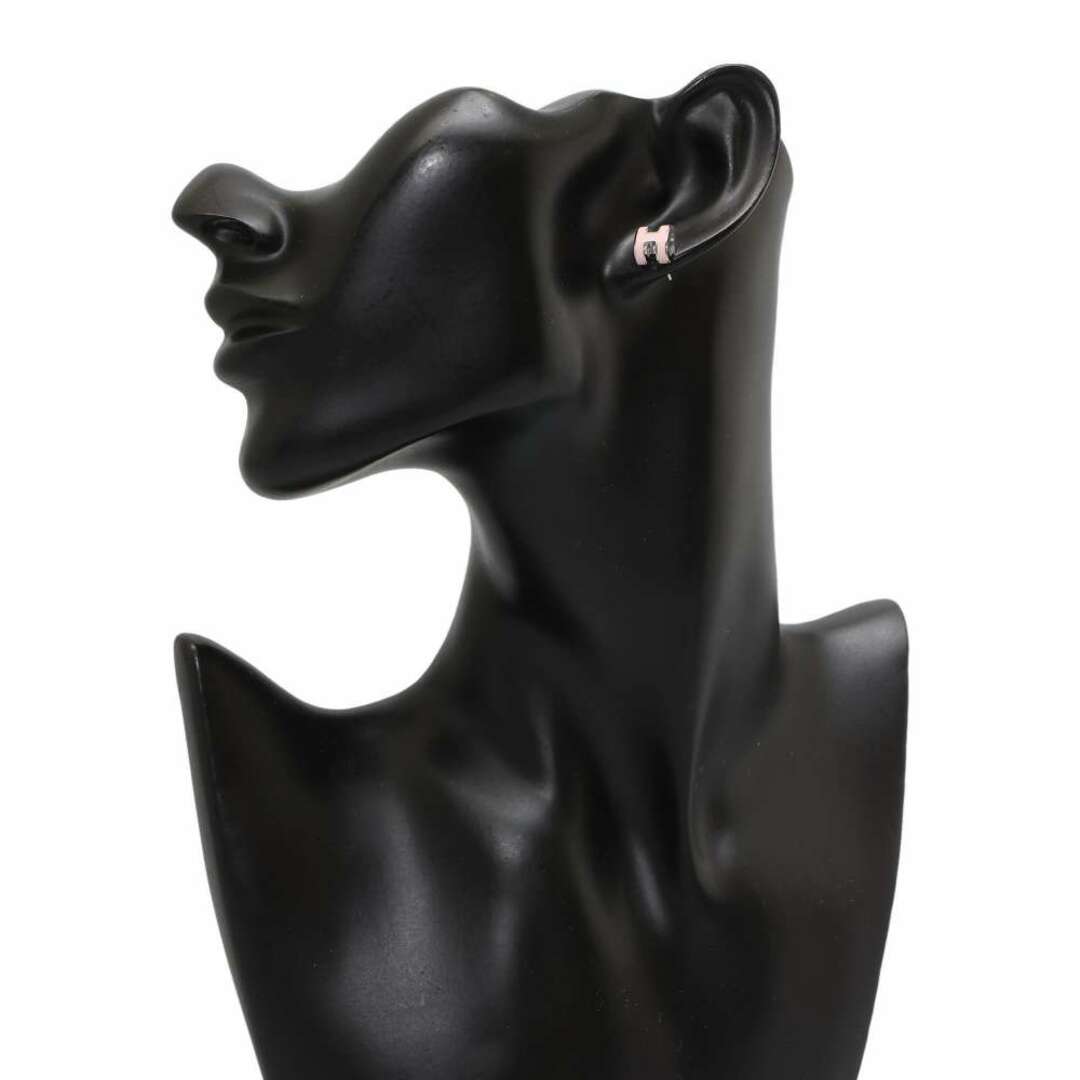 Hermes - エルメス ピアス ミニ・ポップアッシュ ピンク/シルバー金具