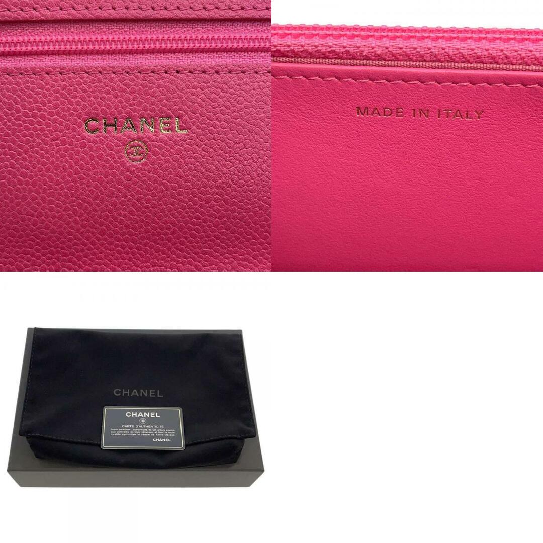 CHANEL(シャネル)のシャネル チェーンウォレット マトラッセ ココマーク キャビアスキン CHANEL 財布 バッグ レディースのファッション小物(財布)の商品写真