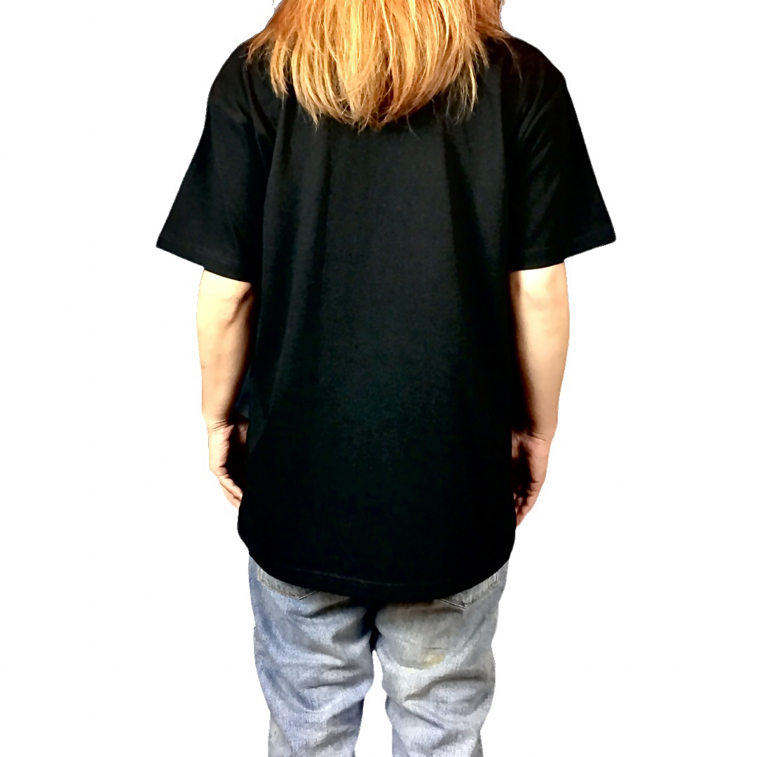 新品 マリリンマンソン モナリザ アイコラ 絵画 パロディ 黒 ビッグ Tシャツ メンズのトップス(Tシャツ/カットソー(半袖/袖なし))の商品写真
