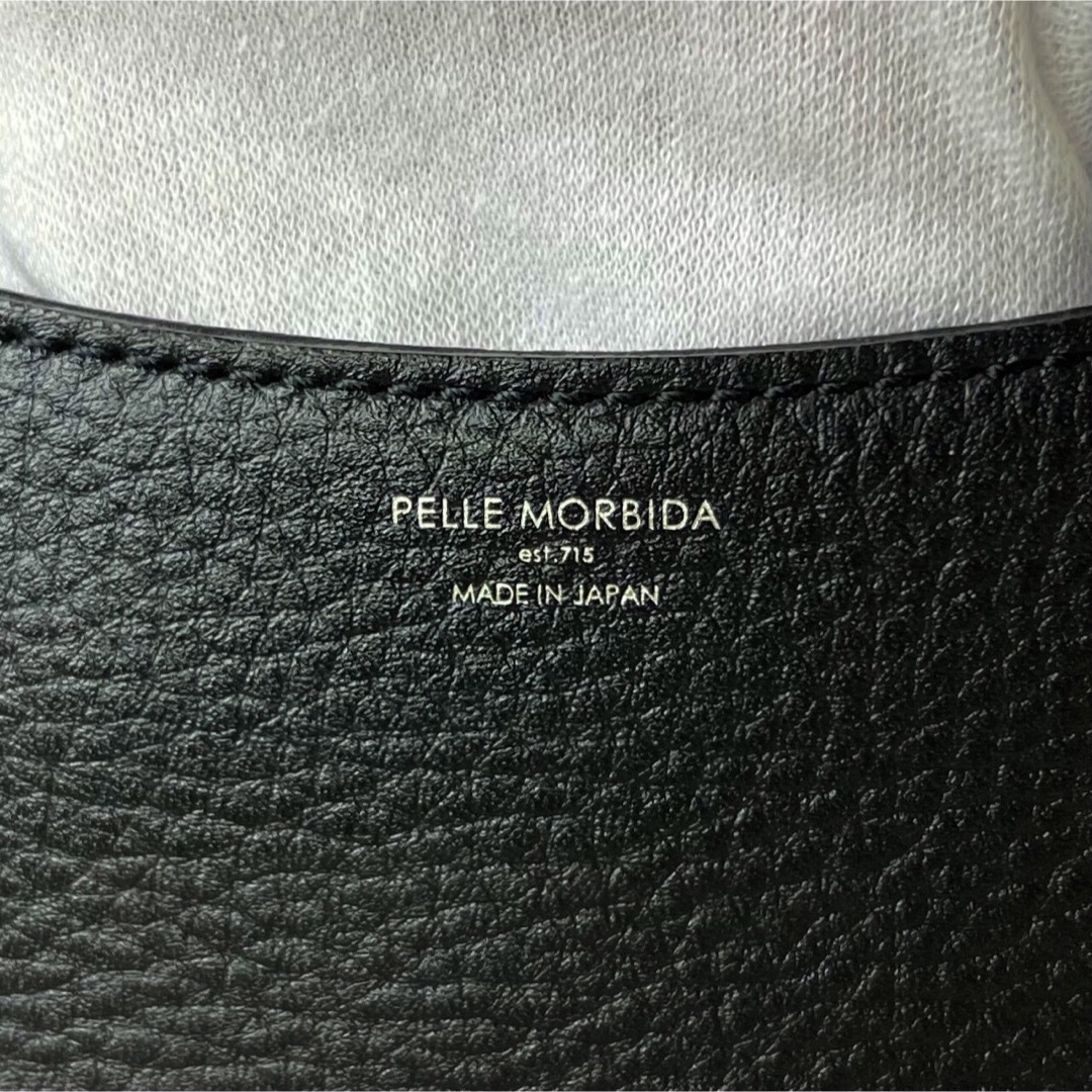 PELLE MORBIDA - 美品♡ポーチ付♡A4可♡シュリンクレザー