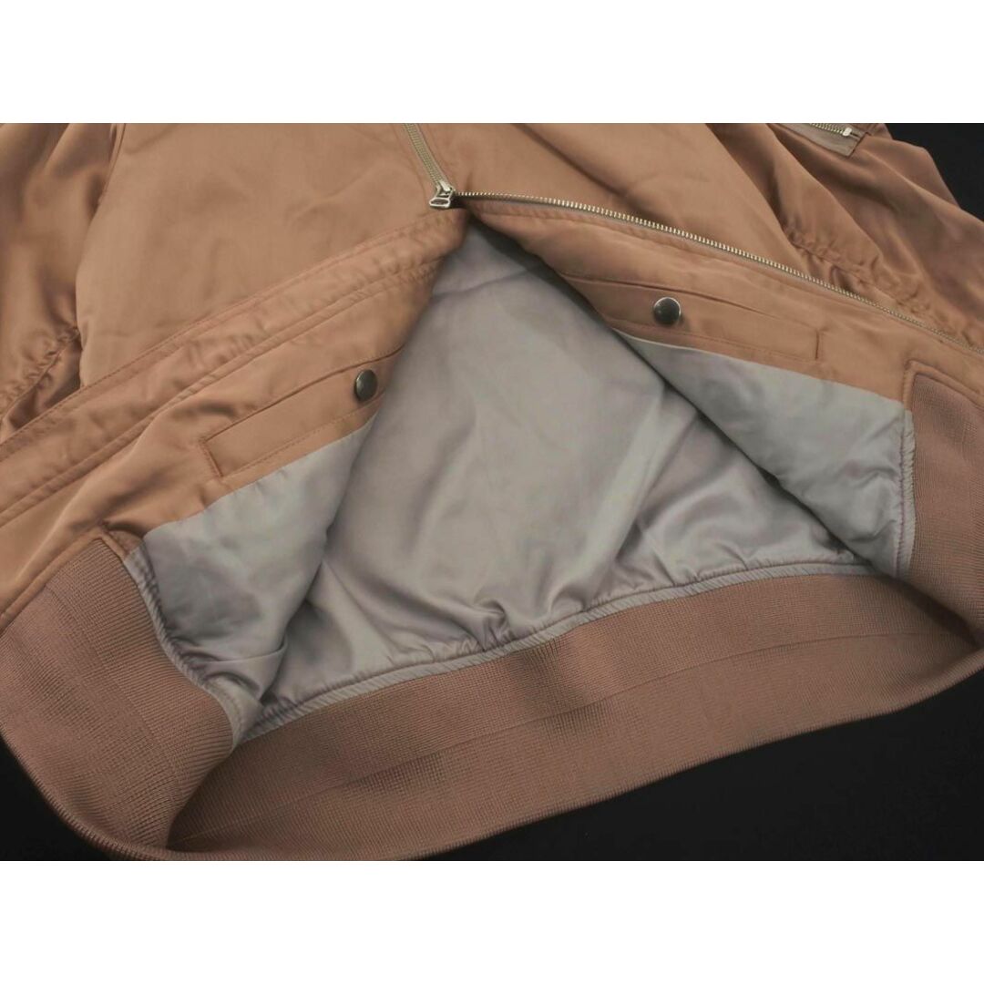 HARE(ハレ)のHARE ハレ MA-1 サテン フライト ジャケット sizeS/ベージュ ◇■ メンズ メンズのジャケット/アウター(その他)の商品写真