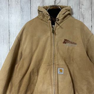 カーハート(carhartt)のcarhartt カーハート アクティブパーカー 刺繍ロゴ ワンポイントロゴ(ブルゾン)