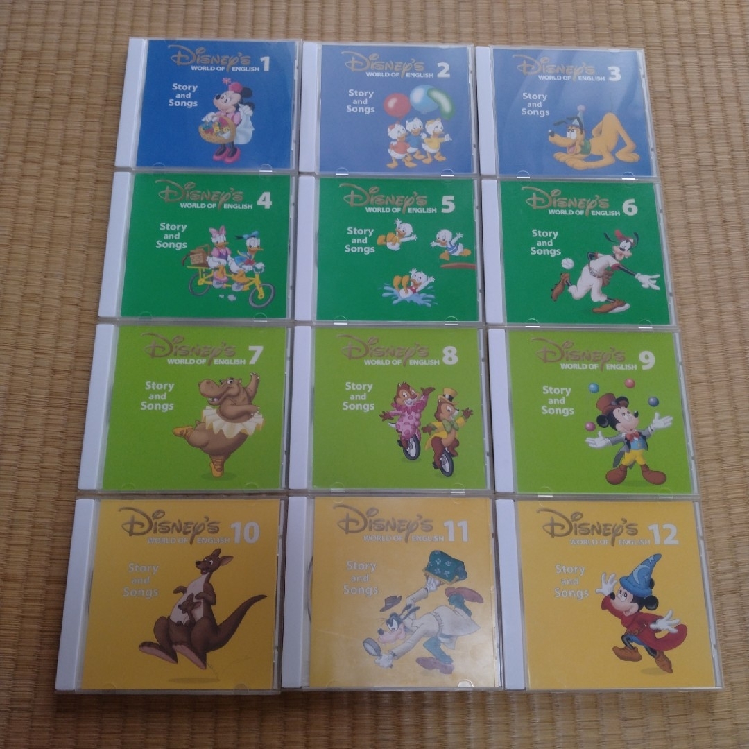 Disney(ディズニー)のStory and Songs　CD　dwe　メインプログラム エンタメ/ホビーのCD(キッズ/ファミリー)の商品写真