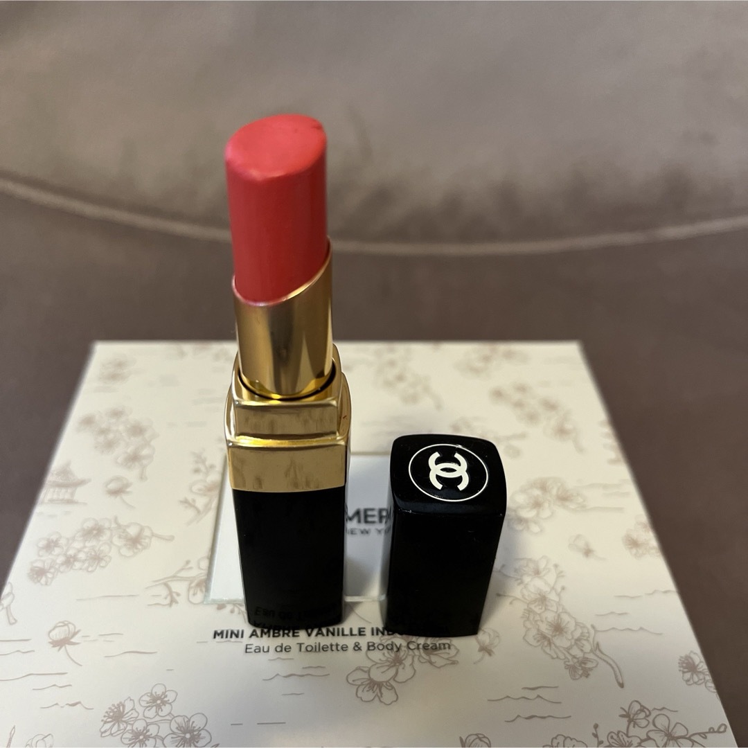 CHANEL(シャネル)のルージュココシャイン 142 ローズエモティフ コスメ/美容のベースメイク/化粧品(口紅)の商品写真