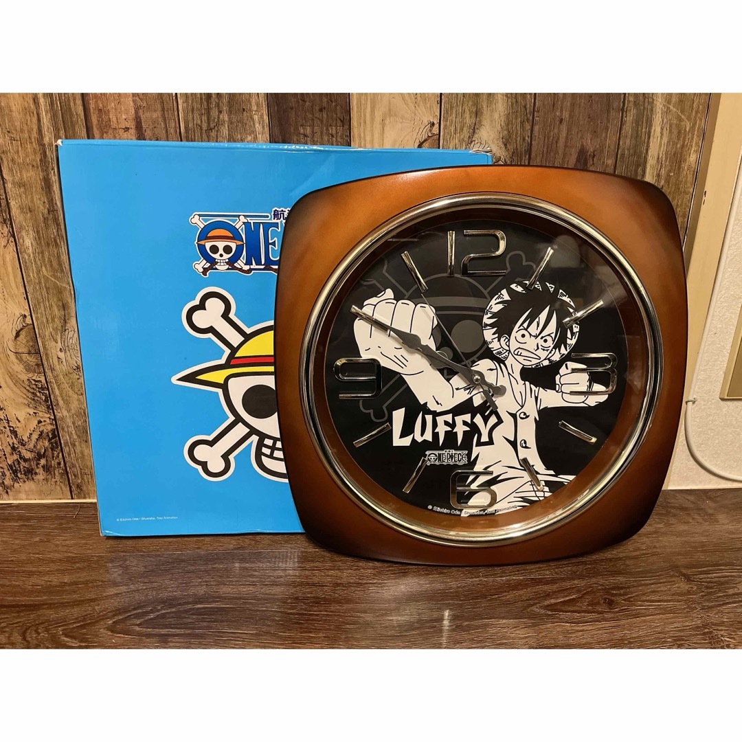ONE PIECE(ワンピース)の今だけ値下げ!ONEPIECE ルフィ 時計 エンタメ/ホビーのおもちゃ/ぬいぐるみ(キャラクターグッズ)の商品写真