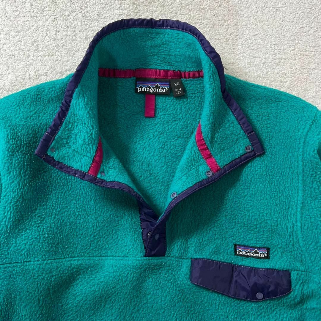 ジャケット/アウター美品 patagonia パタゴニア USA製 スナップT フリース 89年