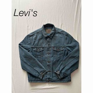 リーバイス(Levi's)の90's Euro Levi's ユーロリーバイス 後染めトラッカージャケット(Gジャン/デニムジャケット)