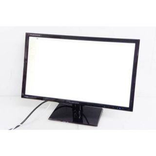 【中古】グリーンハウス 23.6型ワイド液晶ディスプレイ GH-LCW24B-BK モニター(ディスプレイ)