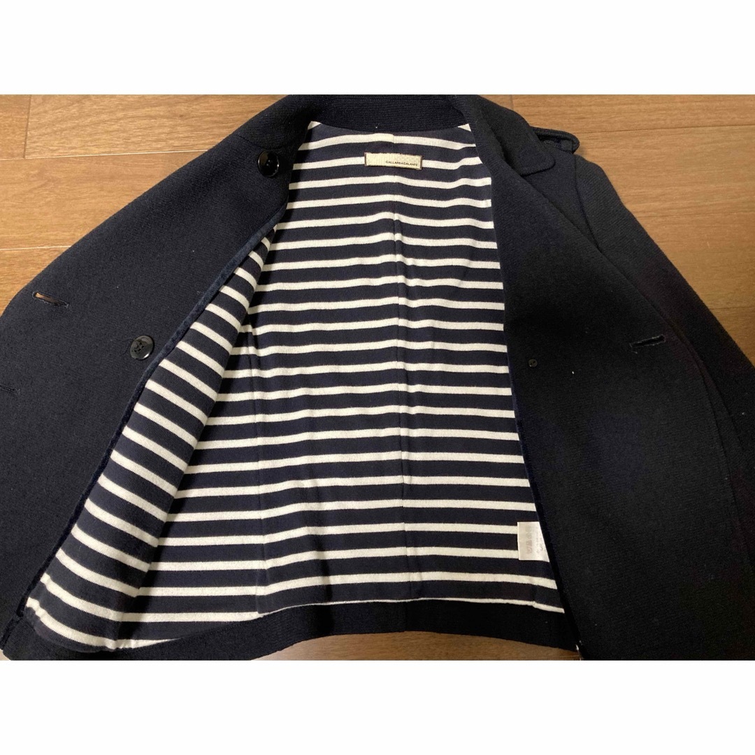 ショート丈Pコート レディースのジャケット/アウター(ピーコート)の商品写真