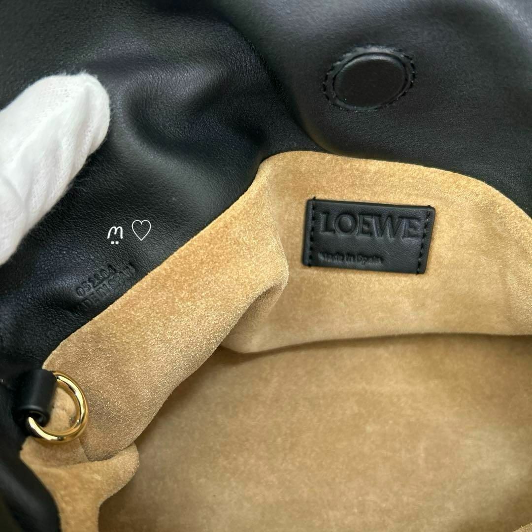 LOEWE(ロエベ)のLOEWEロエベ　フラメンコクラッチミニ　ブラック　斜めがけショルダーポシェット レディースのバッグ(ショルダーバッグ)の商品写真