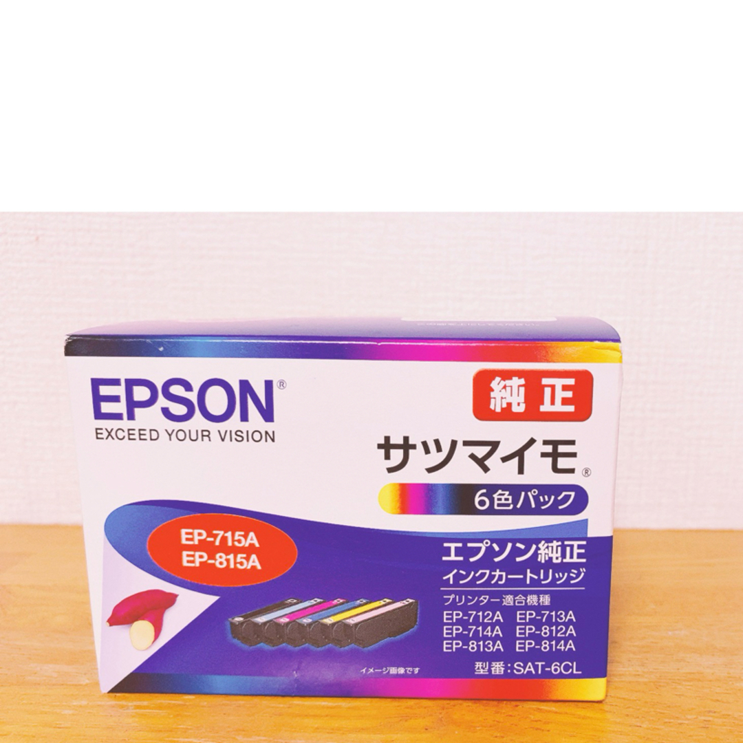 SAT-6CLの通販　shop｜エプソンならラクマ　インクカートリッジ　mo's　EPSON　by　EPSON　6色パック