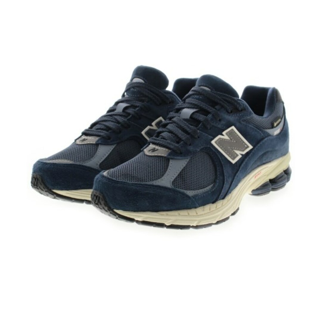 New Balance - New Balance ニューバランス スニーカー 24cm 紺x水色系x黒等 【古着】【中古】の通販 by