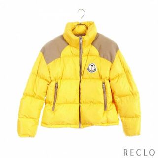 モンクレール(MONCLER)のGENIUS PALM ANGELS KELSEY ダウンジャケット ナイロン オレンジイエロー ベージュ(ダウンジャケット)