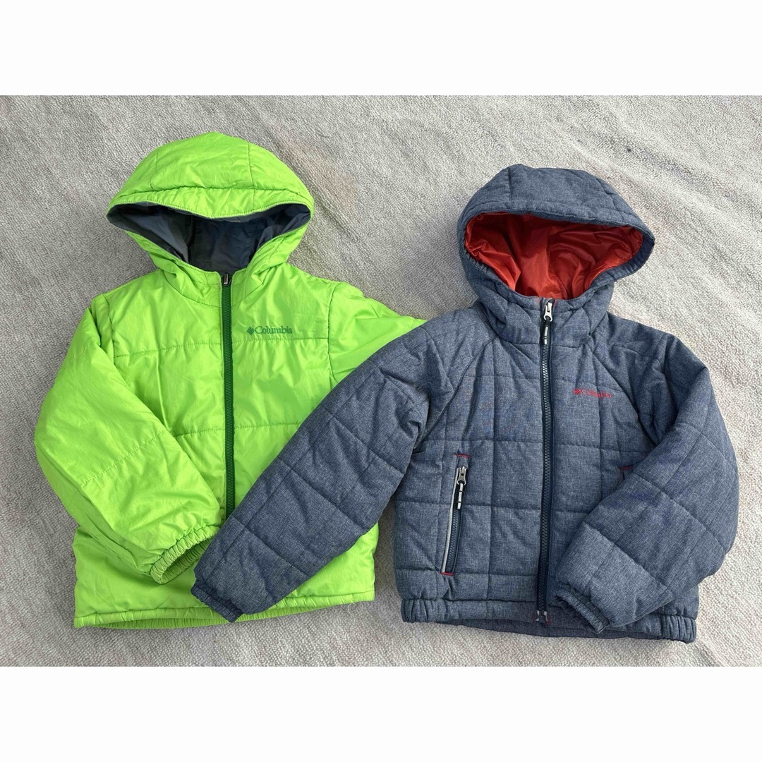 Columbia(コロンビア)のコロンビア　ジャンパー　ダウン　2点セット　110 〜120 xxs キッズ/ベビー/マタニティのキッズ服男の子用(90cm~)(ジャケット/上着)の商品写真