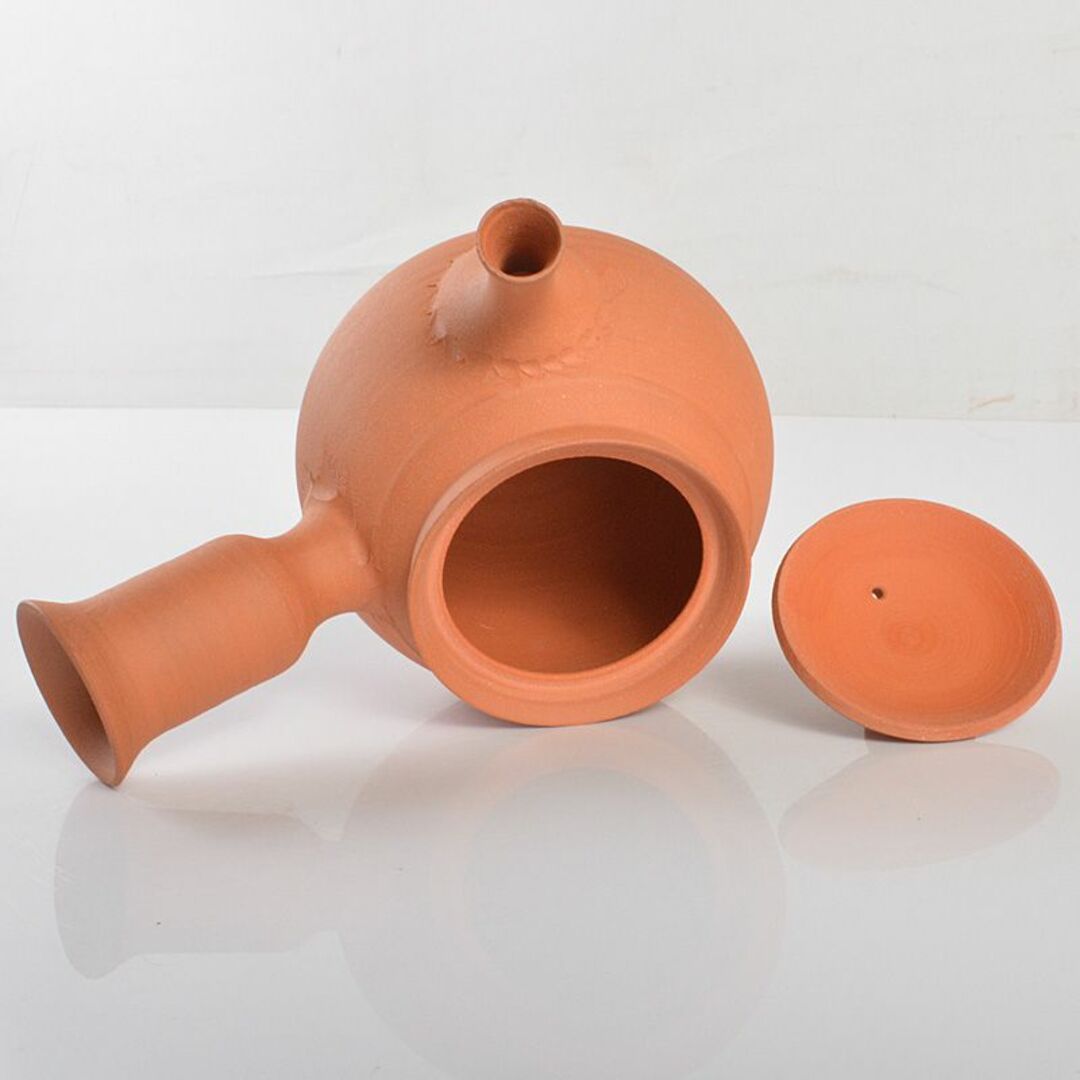 煎茶道具 常滑焼 山七窯 渡辺山七作 保宇夫良 横手急須 共箱 V 煎茶道具 常滑焼 山七窯 渡辺山七作 保宇夫良 横手急須 共箱 V