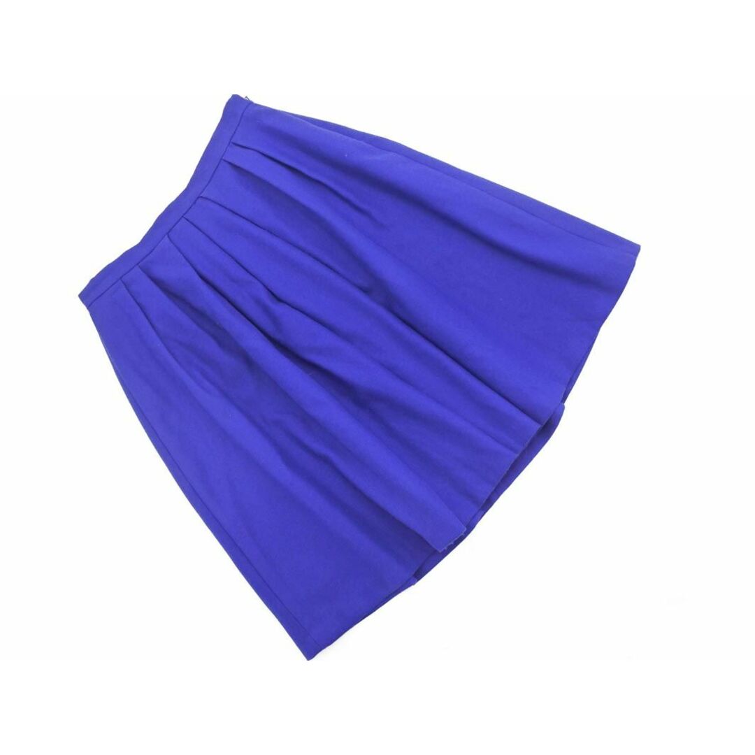 aquagirl(アクアガール)のAG by aquagirl エージーバイアクアガール タック Aライン 台形 スカート sizeM/青 ◇■ レディース レディースのスカート(ミニスカート)の商品写真
