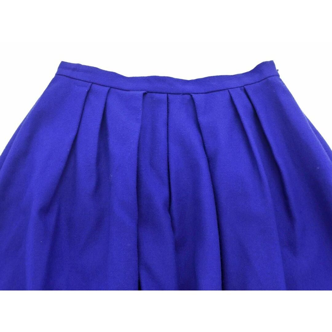 aquagirl(アクアガール)のAG by aquagirl エージーバイアクアガール タック Aライン 台形 スカート sizeM/青 ◇■ レディース レディースのスカート(ミニスカート)の商品写真