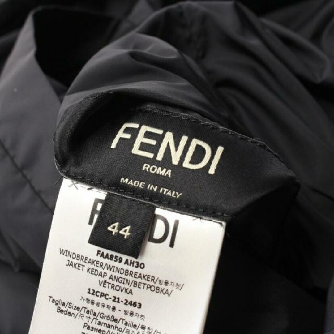 FENDI(フェンディ)のFFロゴ ジャケット ナイロン ブラック マルチカラー フード付き リバーシブル メンズのジャケット/アウター(ナイロンジャケット)の商品写真