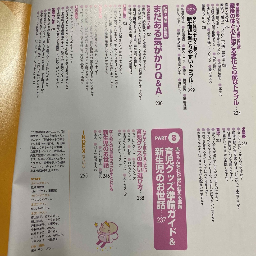 学研(ガッケン)のはじめての妊娠　出産　本 エンタメ/ホビーの雑誌(結婚/出産/子育て)の商品写真