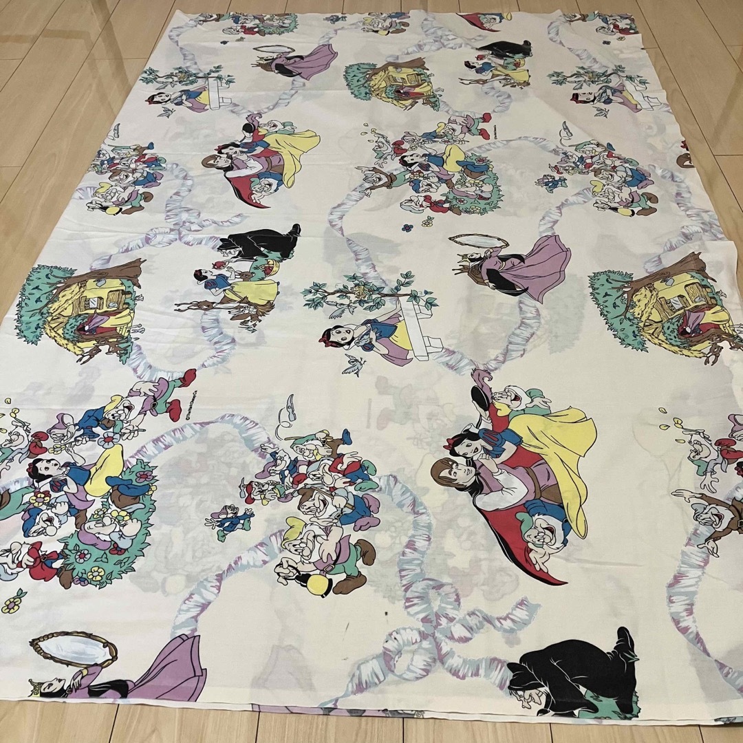 白雪姫 - 🌜ビンテージ シーツ🌛ディズニー 白雪姫 七人の小人の 白雪姫 - 🌜ビンテージ シーツ🌛ディズニー 白雪姫 七人の小人の