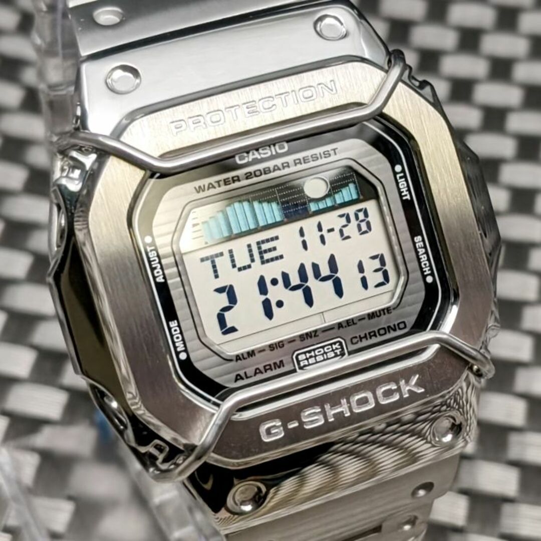 G-SHOCK GLX-5600 フルメタルカスタム + ワイヤーガードCASIO